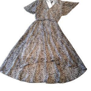 Massini Animal Dress Size Medium Leopard Pattern New With Tag